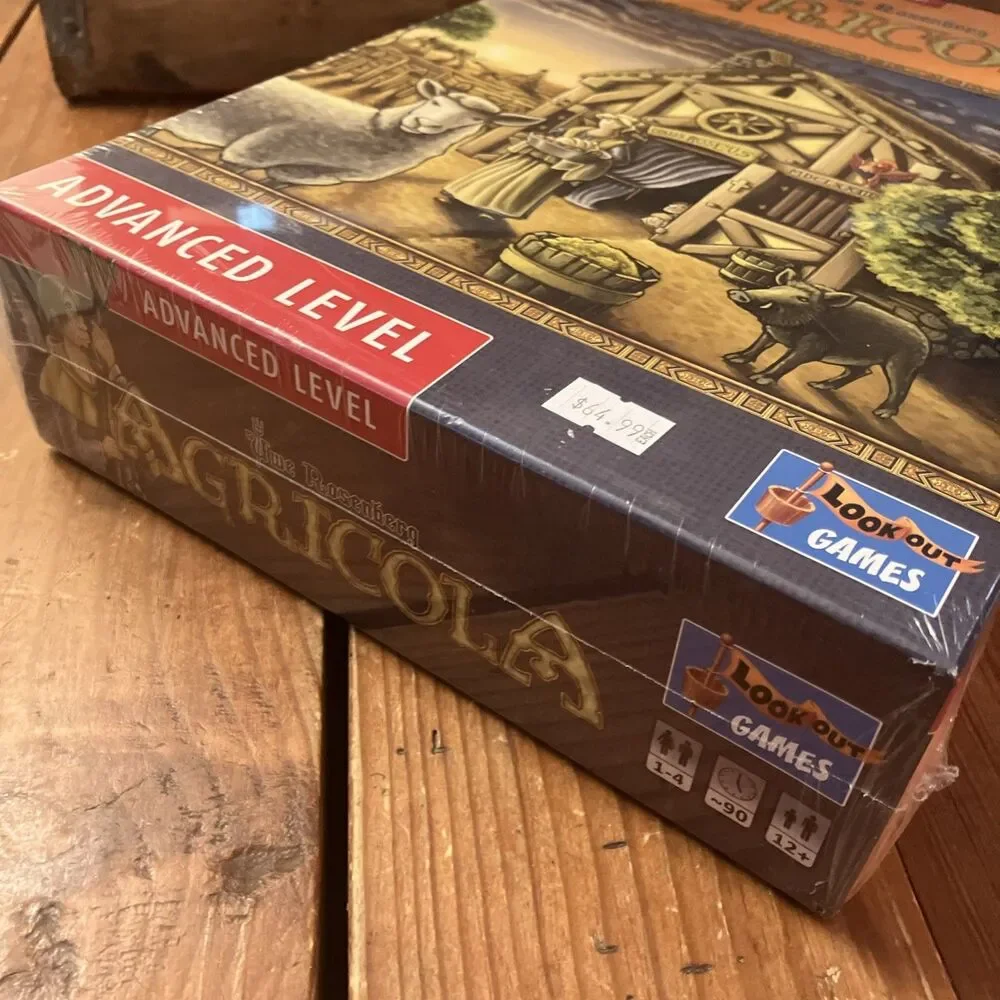 Agricola Board Game Revised Edition Lookout Games w/ Wooden Animals NEW / SEALED